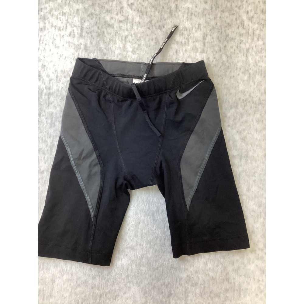 Nike Boys HydraStrong Jammer Swim Shorts Black Grey NESSA103 Size 24